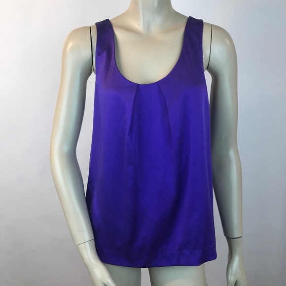 Theory Tops - Theory Purple Tank Top Sleeveless Blouse S